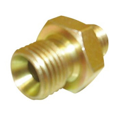 1/4 BSP x 7/16 SAE `O' M/M ADA